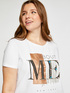 T-shirt con stampa e applicazioni image number 2