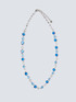 Collier avec chatons bleu clair et bleus image number 0