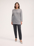 Ribbed knit in viscose blend image number 2