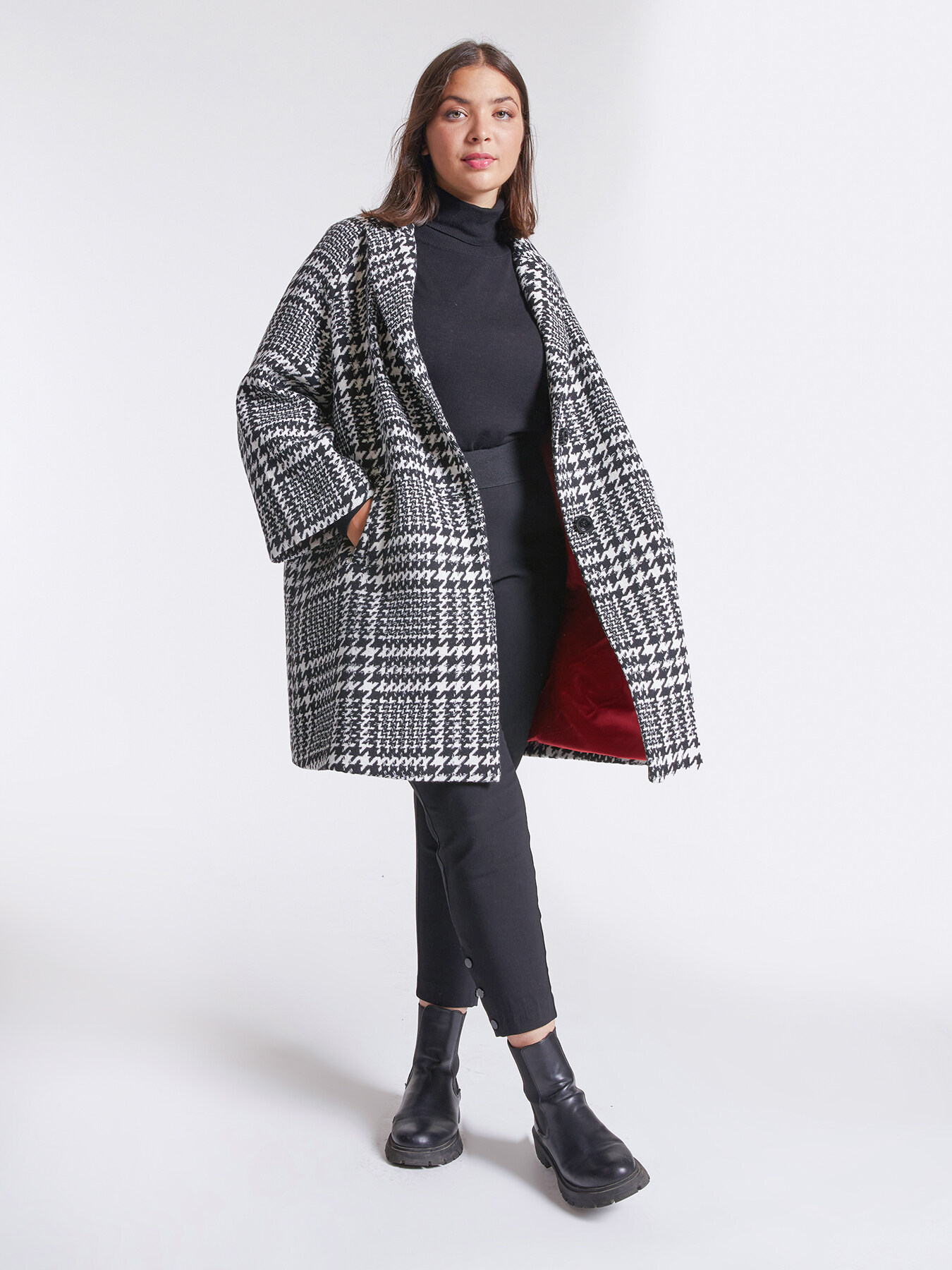 Houndstooth coat image number 2