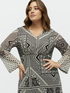 Bandana print tulle dress image number 2