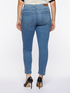 Jeans skinny con frange in strass al fondo image number 1