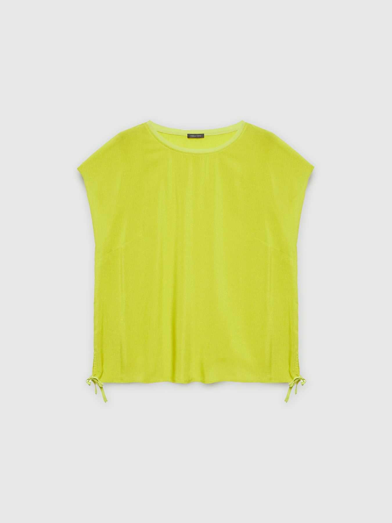 Blusa lurex con lacci image number 5
