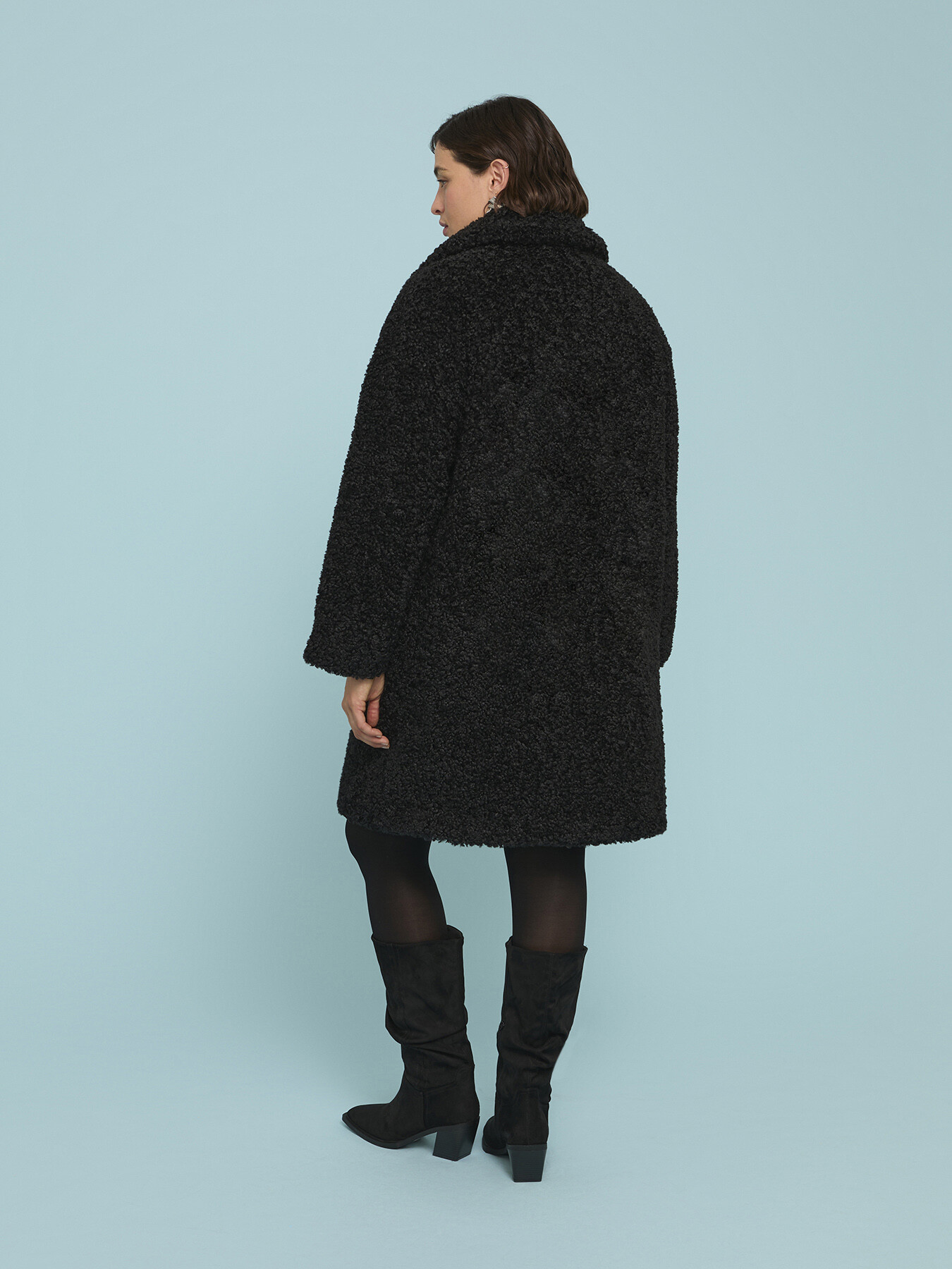 Cappotto teddy lungo image number 1