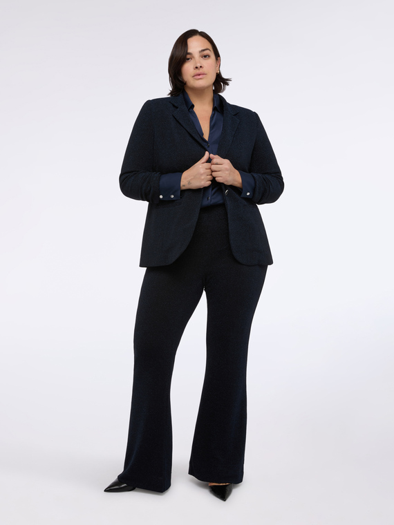 Blazer aus Lurex-Jersey