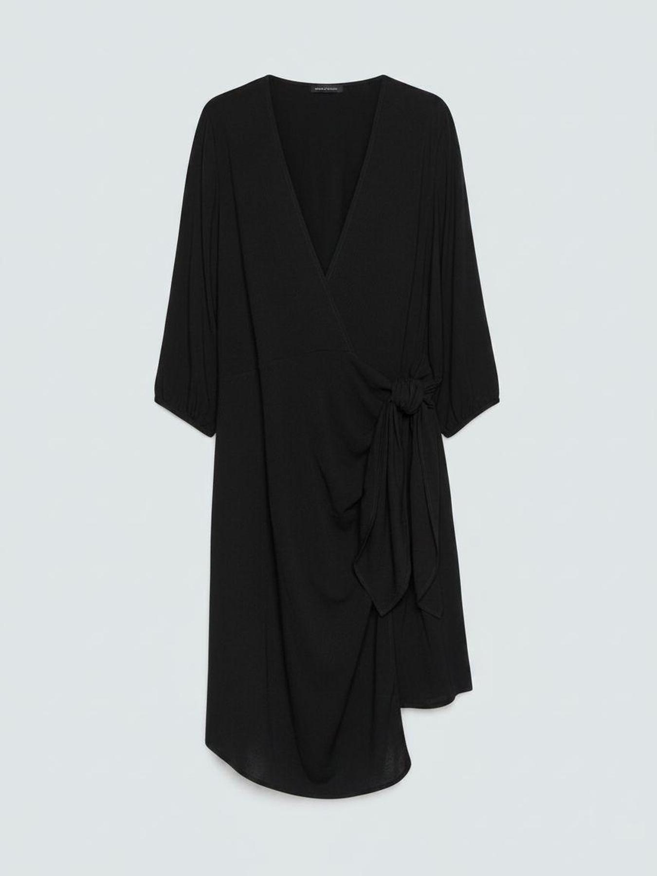 JOY wrap dress in viscose image number 4