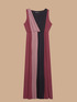 Langes Kleid Color-Block image number 3