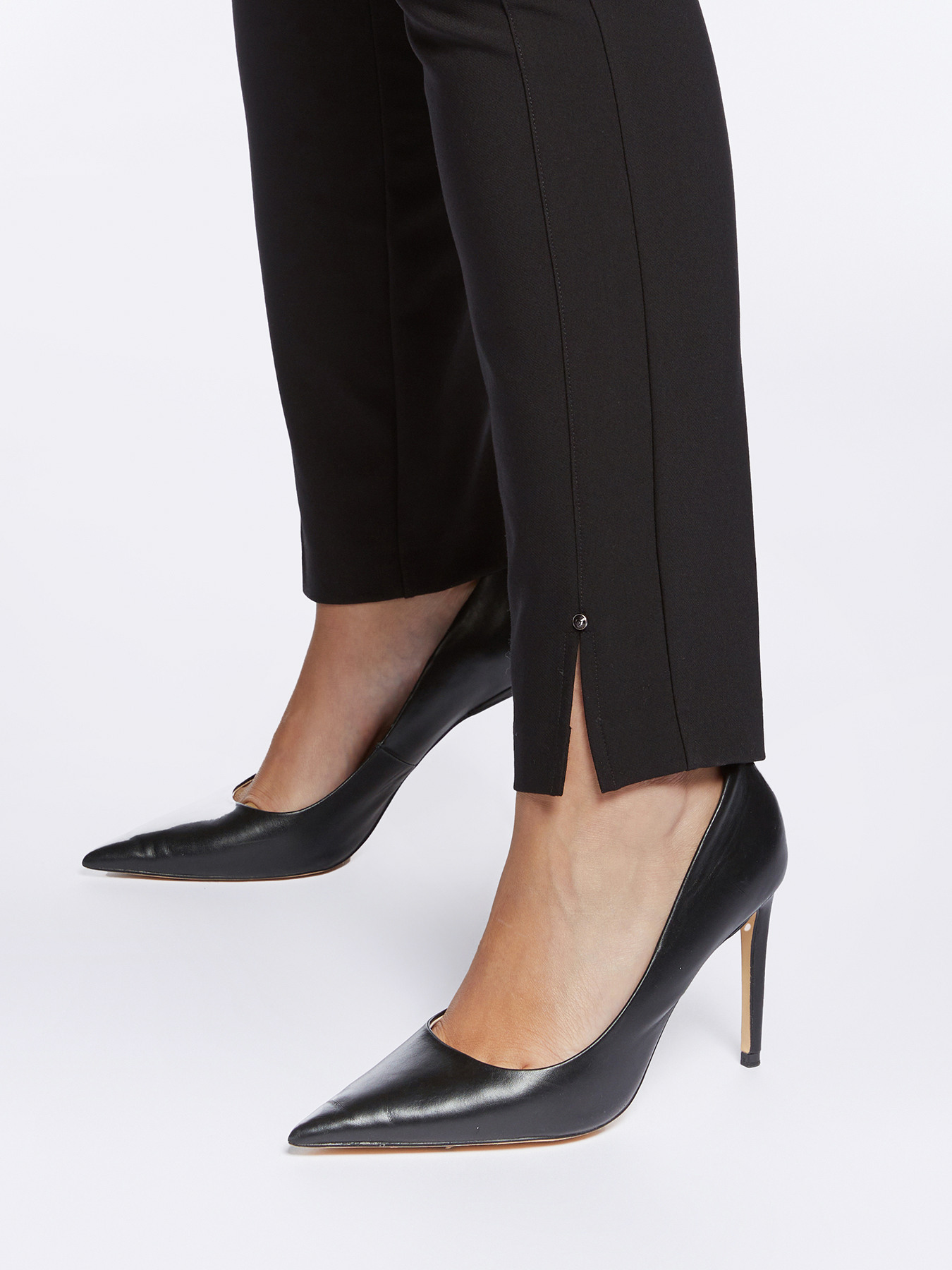 Skinny trousers in technical fabric image number 2