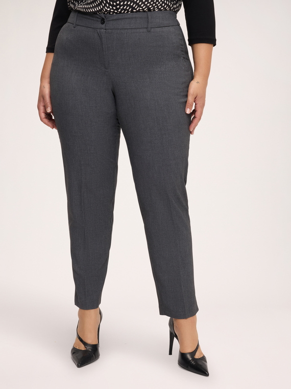 Carrot-Fit-Hose aus Melange-Stoff