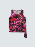 Muslin top with print and bow image number 4