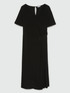 Vestido en tejido de punto con trabilla lateral image number 4
