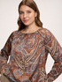 Bluse mit Paisley-Muster image number 3