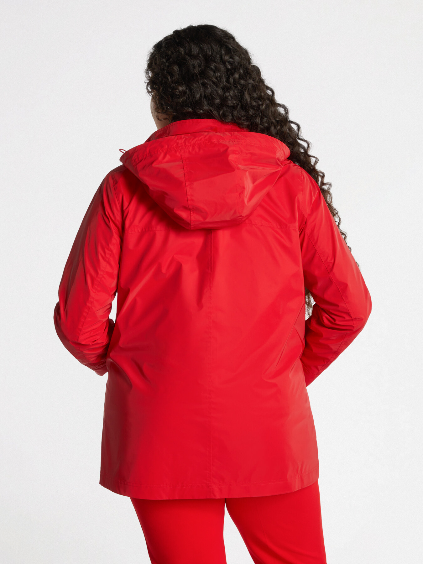 Parka de corte largo con capucha image number 1