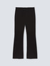 Crepe flare trousers image number 4