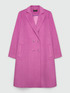 Pink double-breasted coat image number 5