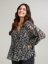 Bluse mit Blumenmuster image number 0