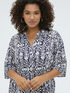 Viscose shirtdress with print image number 3