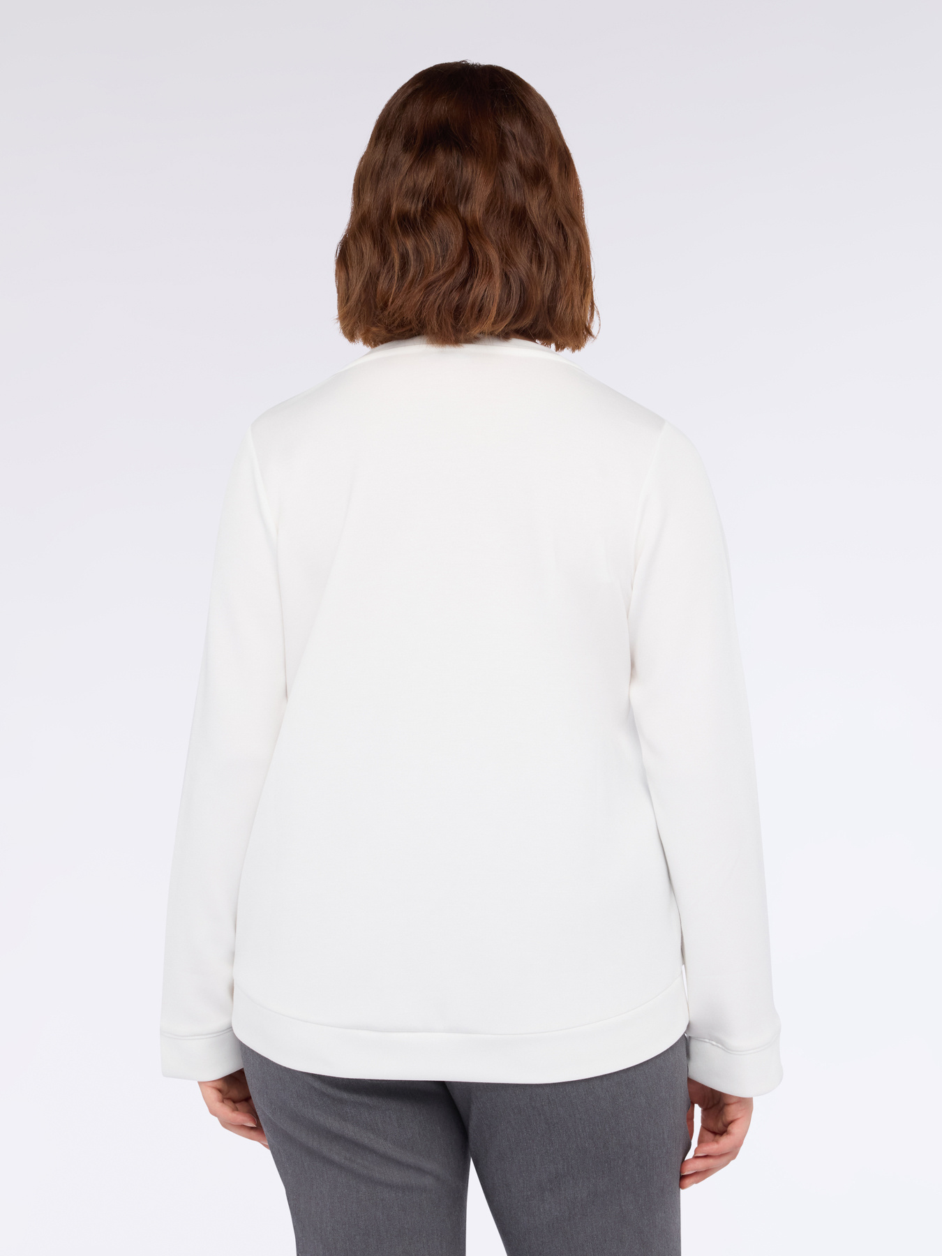 Sweatshirt with knot and luminous appliqu&eacute;s image number 1