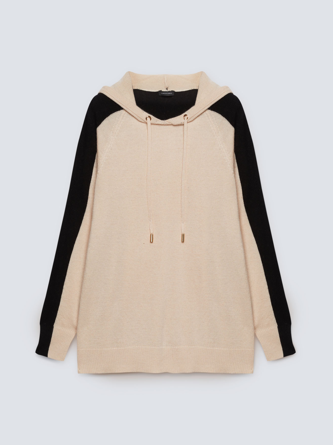 Maglia bicolore con cappuccio image number 3