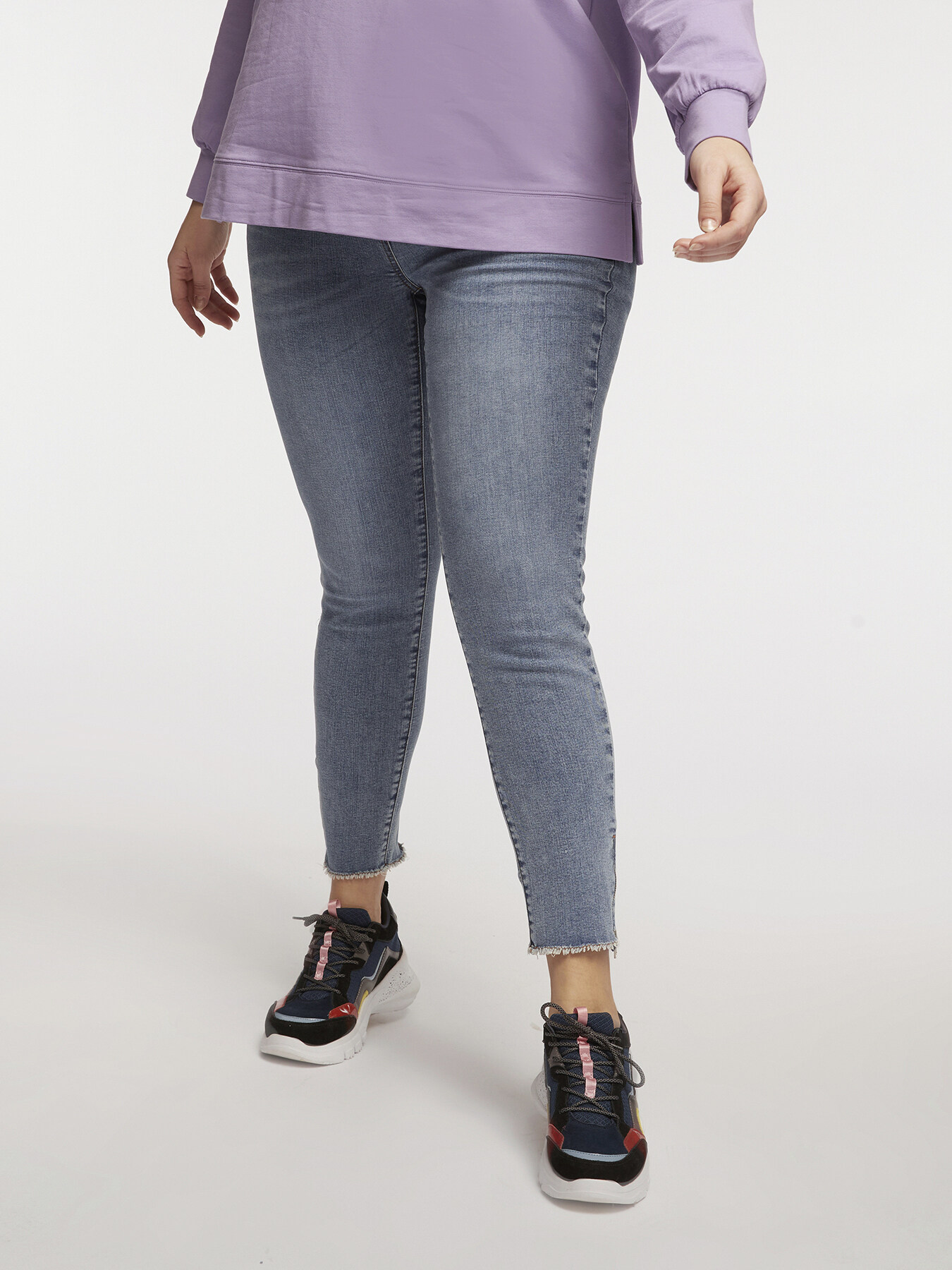 Jeggings con zip al fondo Smart Denim Collection image number 2