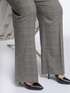 Gerade geschnittene Hose aus Glencheck-Stoff image number 3