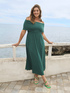 Robe longue Chill off-shoulder en jersey image number 0