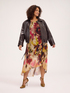 Biker jacket with drawstring hem image number 4
