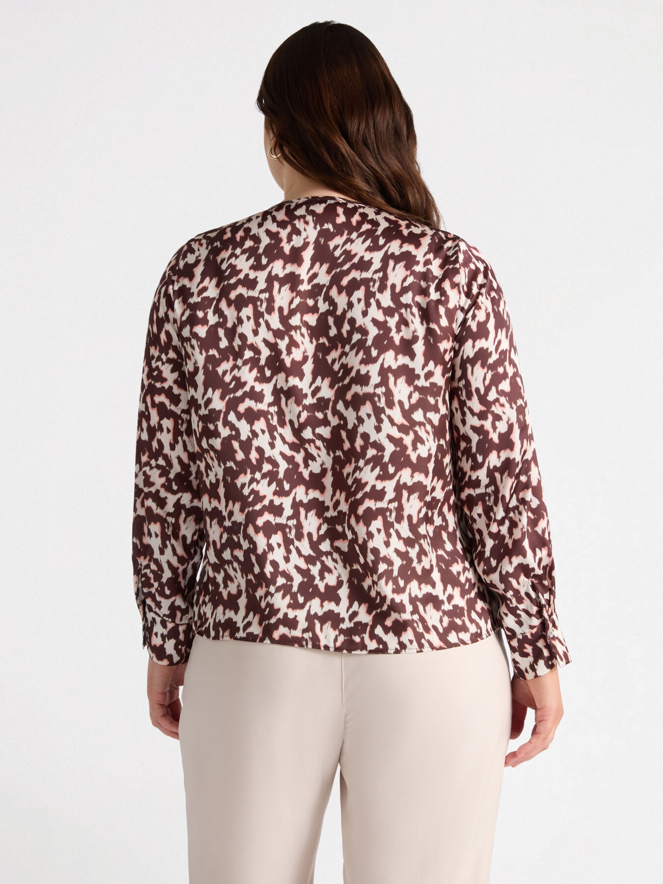 Leopard print blouse image number 1