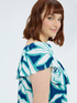 Vestito off shoulders con stampa image number 2