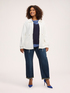 Sweatshirt with collar and drawstring image number 2