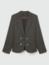 Grey m&eacute;lange blazer image number 4