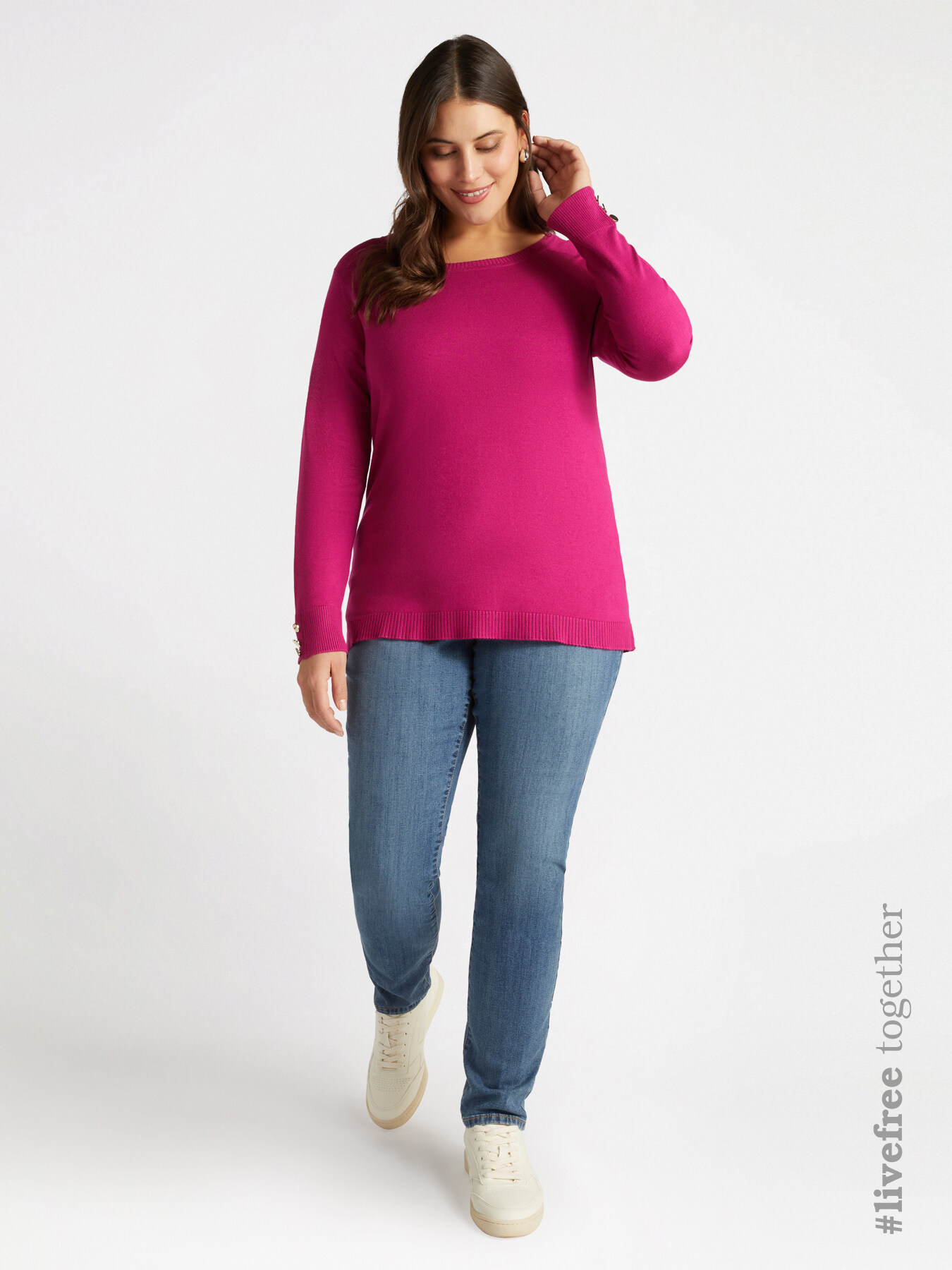 LENZING&trade; ECOVERO&trade; viscose sweater image number 0