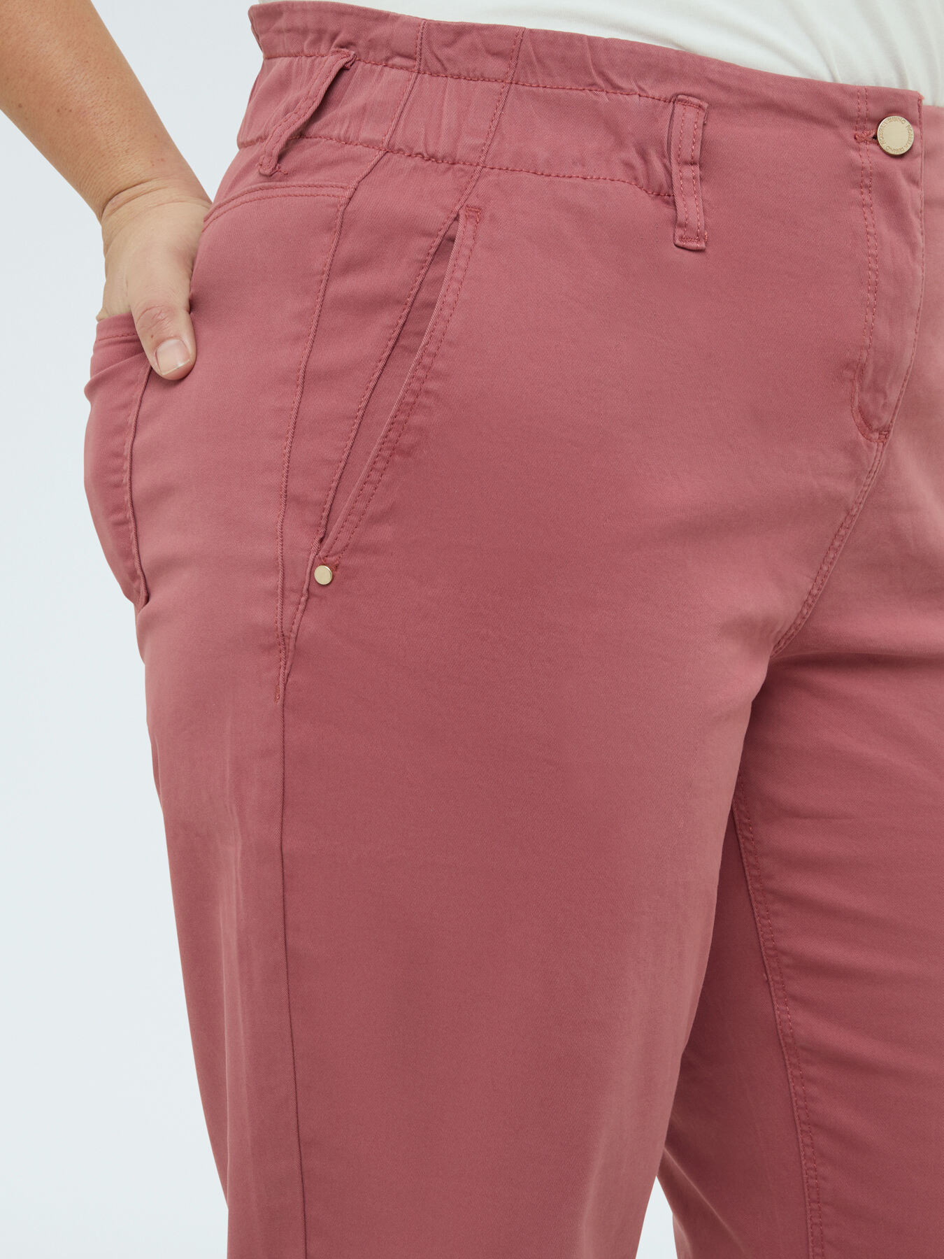 Pantalon Balloon en coton image number 3