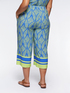 ECOVERO&trade; viscose printed cropped trousers image number 1