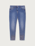 Skinny-Jeans mit Kristallsteinchen mit Farbverlauf image number 3