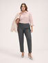Carrot fit trousers in viscose blend image number 2