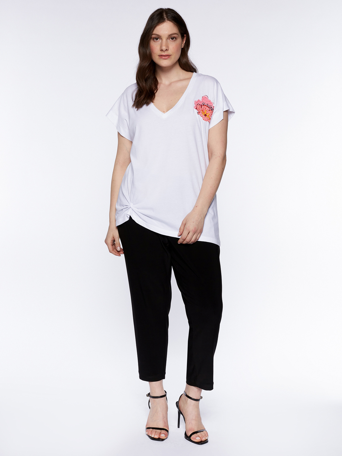 Pantaloni relaxed fit in jersey image number 2