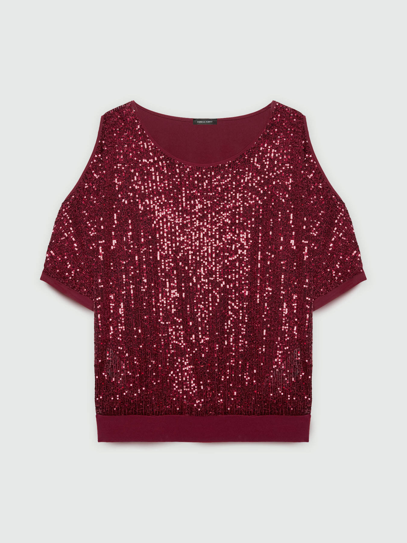 T-shirt avec devant en sequins image number 4