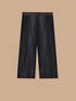 Pantalon cropped effet cuir image number 3