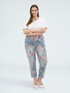Barrel Jeans with floral print image number 0