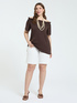 Off-shoulder t-shirt in viscose jersey image number 3
