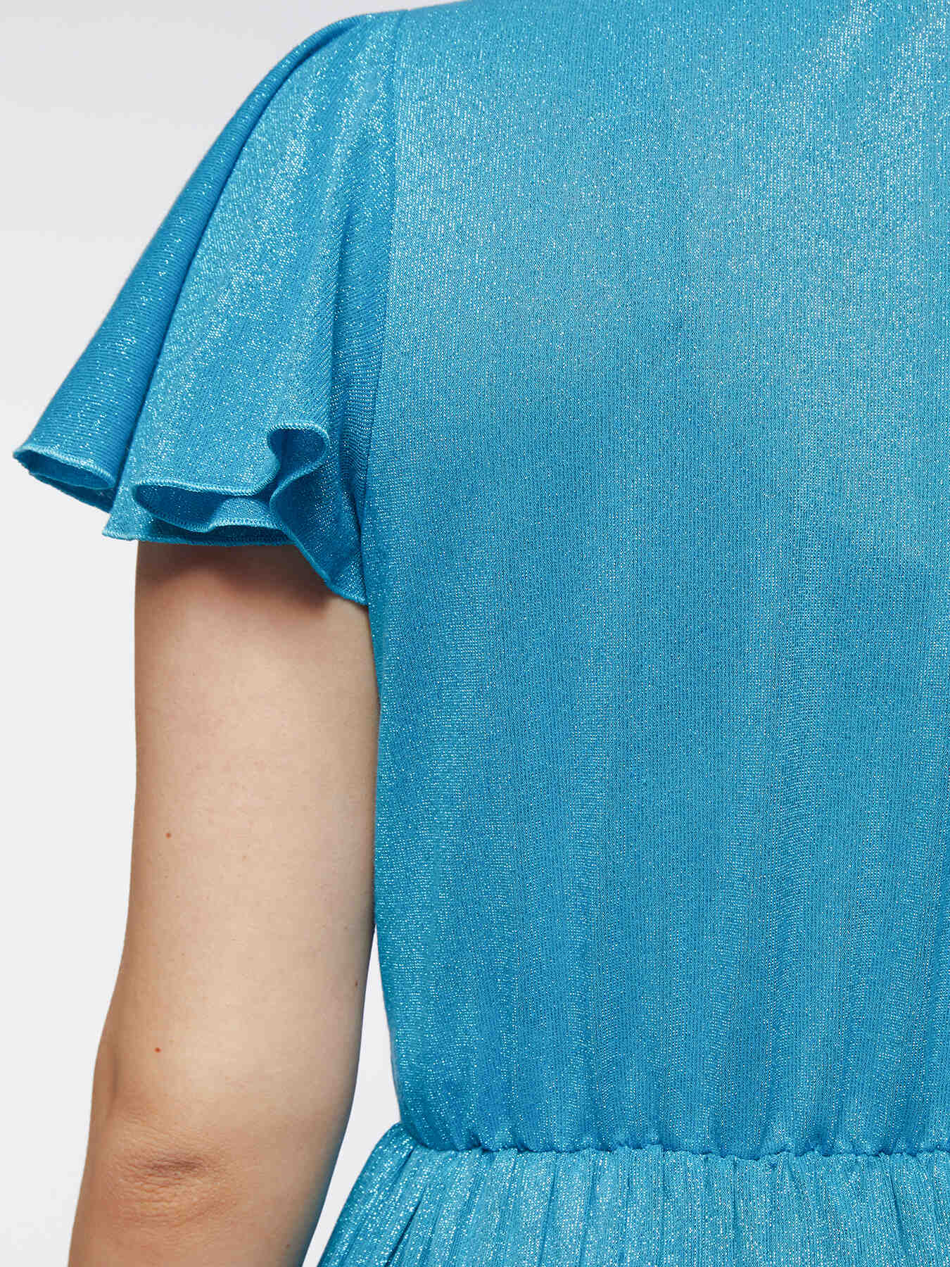 Langes Lurex-Kleid image number 3