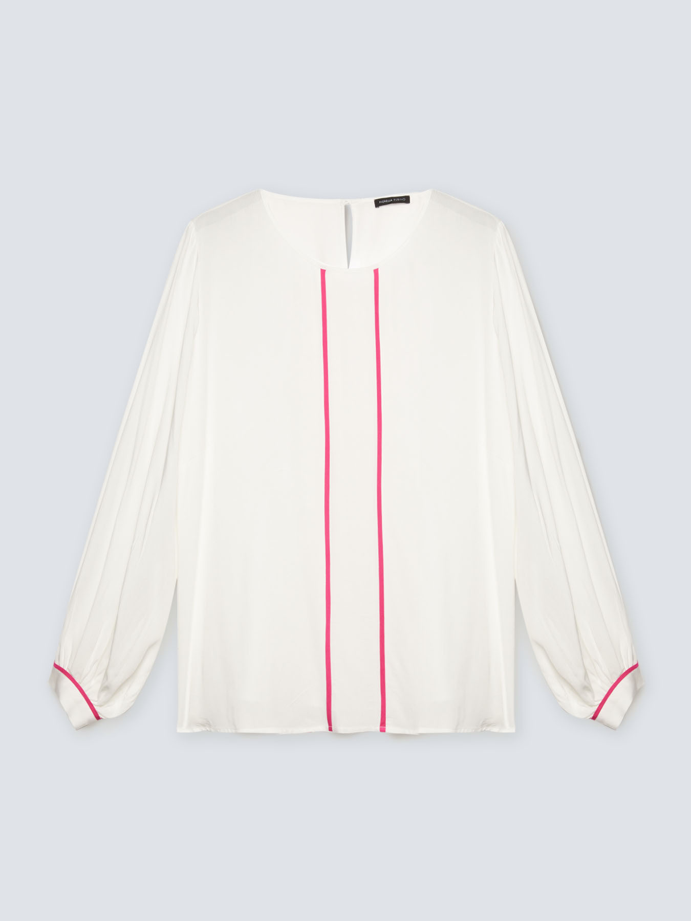 Blusa con bordi colorati image number 3