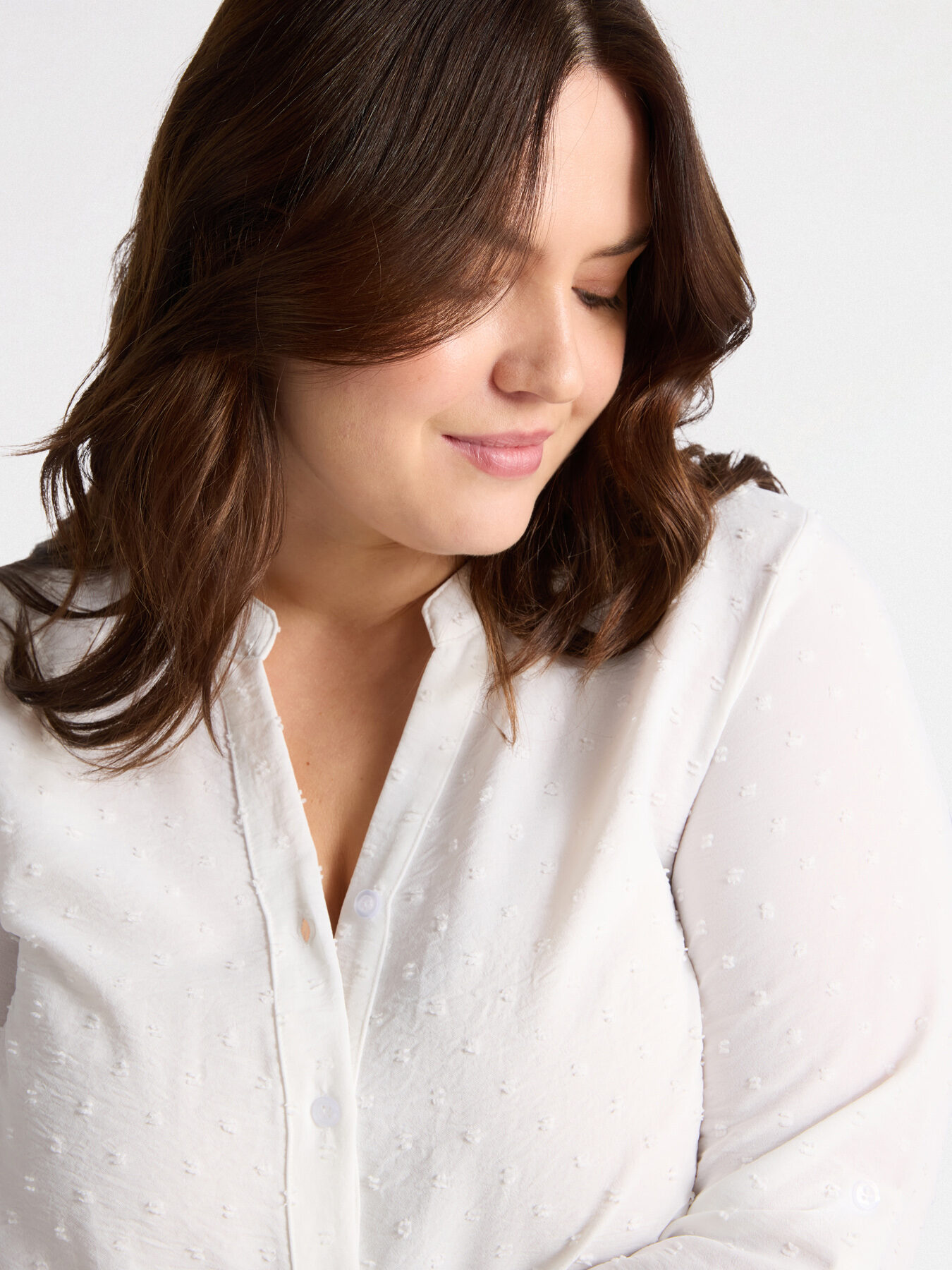 Shirt with V-neck image number 3