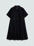 Smile ruffled dress in sangallo image number 4