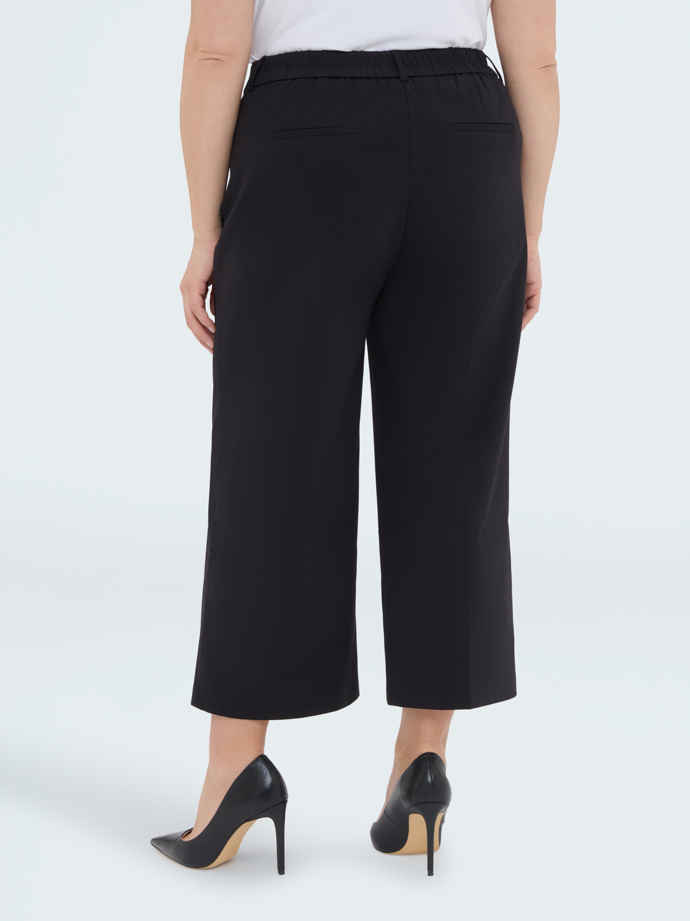 Cropped Trousers in Milano Stitch image number 1