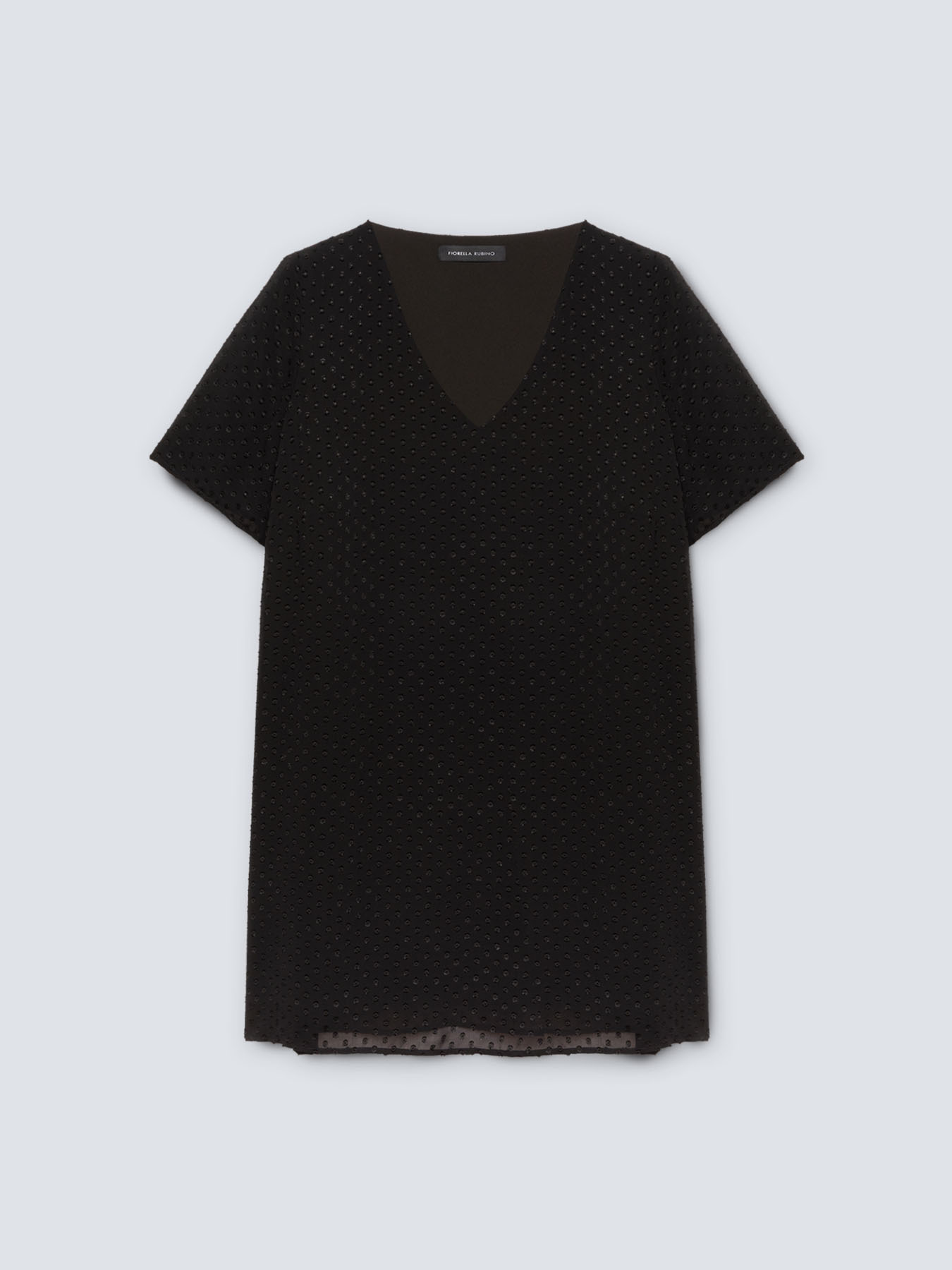 Mini dress in tessuto plumetis image number 4