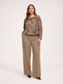 Blusa con stampa paisley image number 2