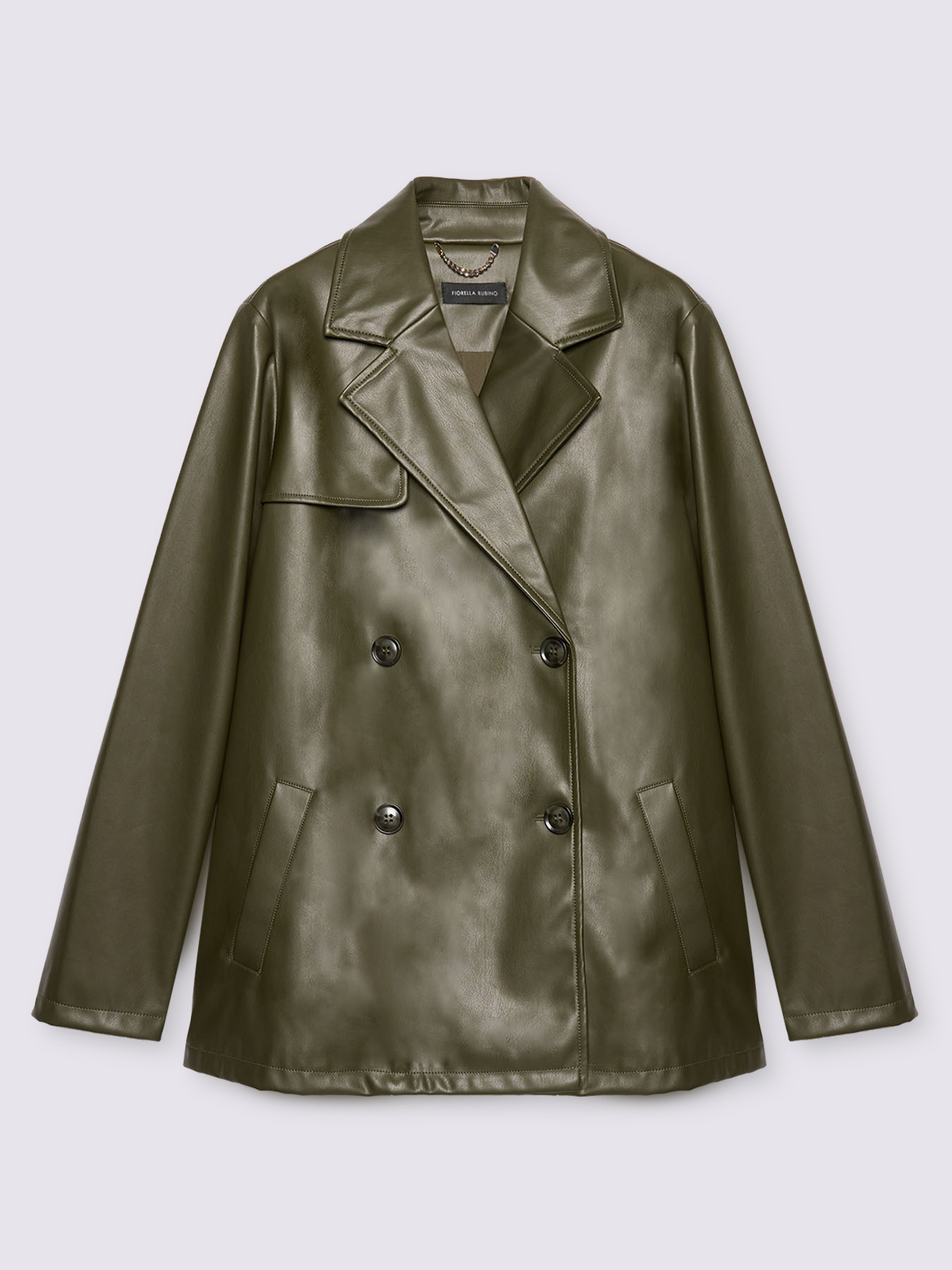 Giacca biker doppiopetto image number 4