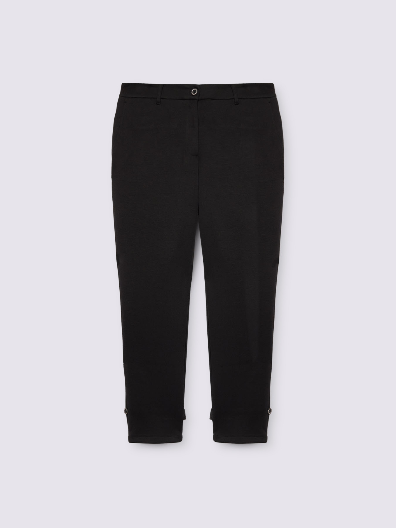 Cropped pants in scuba fabric image number 4